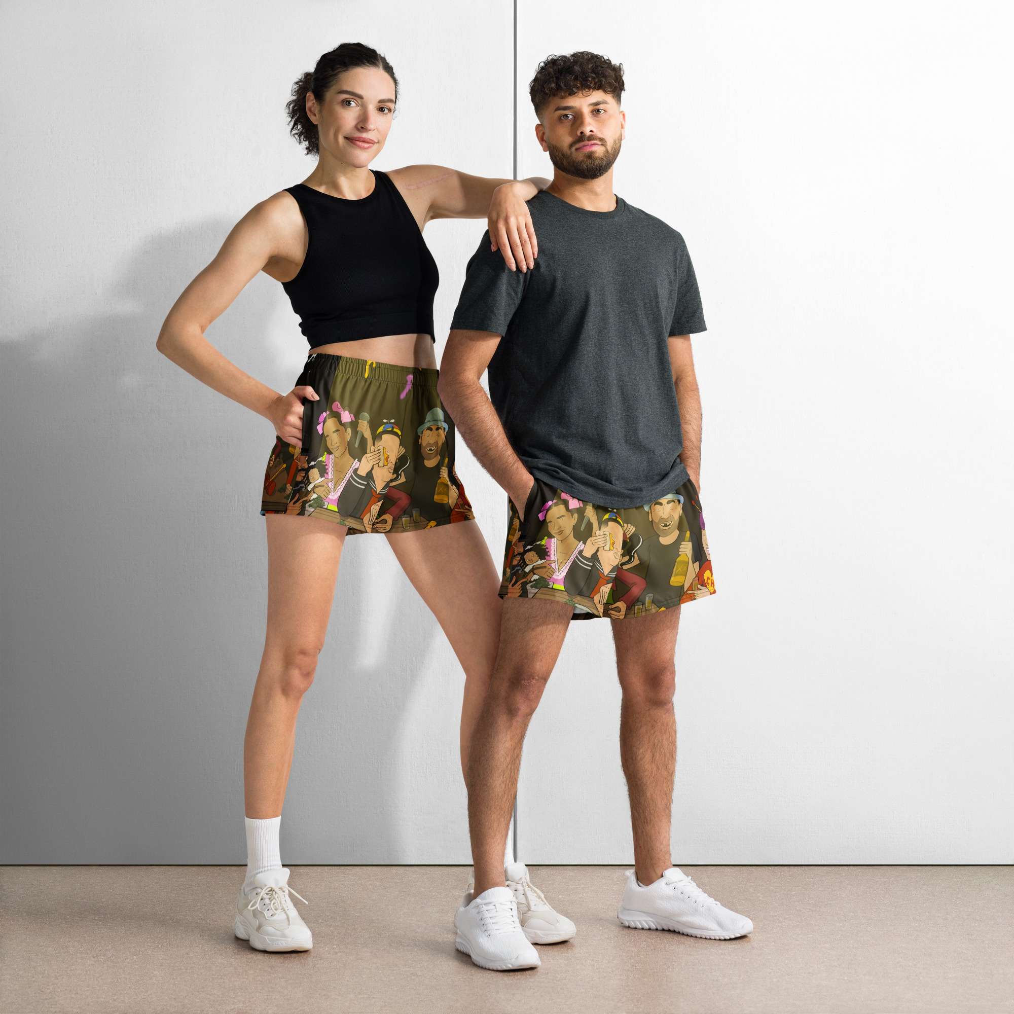 Shorts de deporte all over unisex